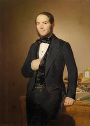 Portrait of a Gentleman in Front of a Writing Desk
